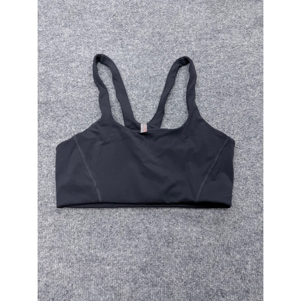 Free People Movement Womens Black Double Strap Racerback Sports Bra Size Small - Picture 2 of 5